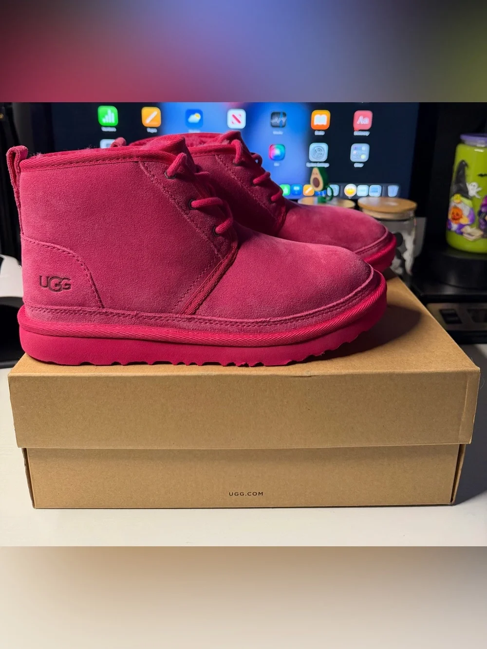 UGG  Boots in Hot Pink Suede